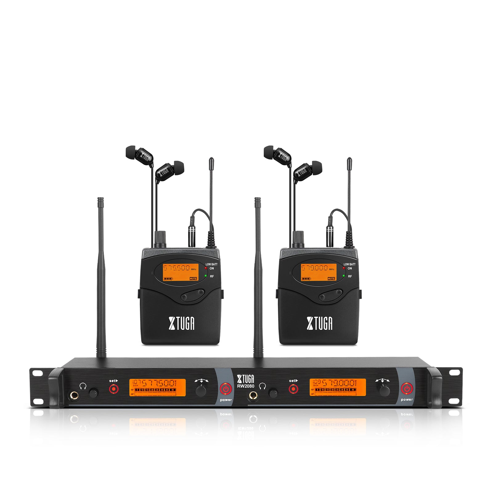 XTUGA RW2080丨Mono Wireless In Ear Monitor System (572-599 MHz)
