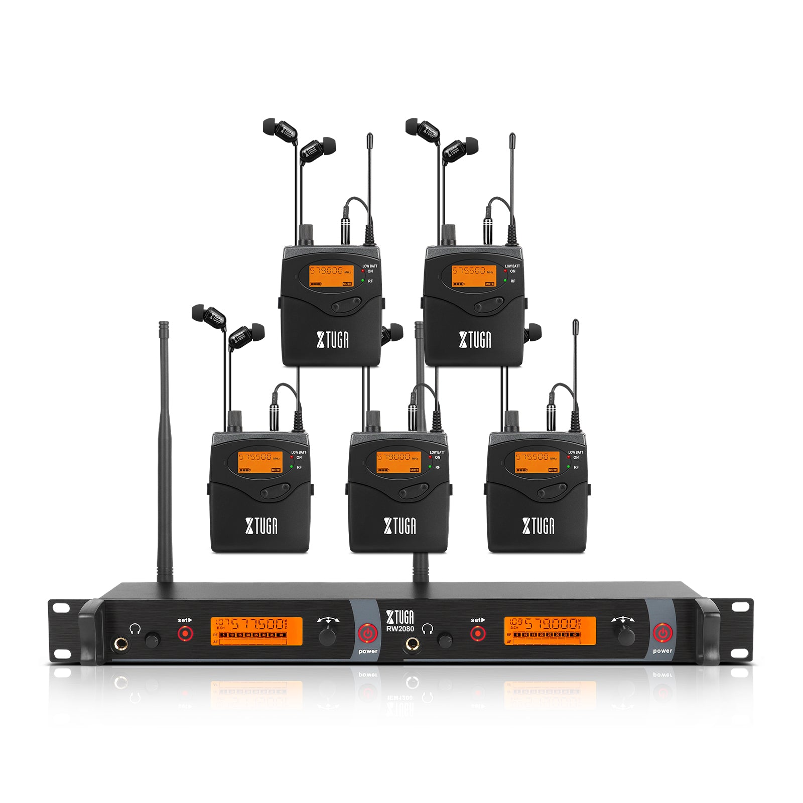 XTUGA RW2080丨Mono Wireless In Ear Monitor System (572-599 MHz)
