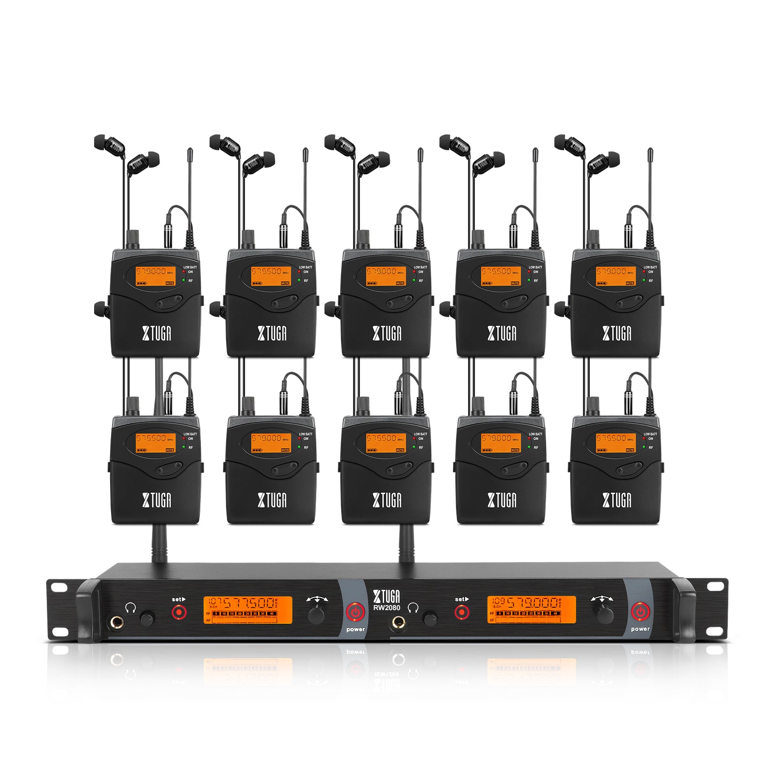 XTUGA RW2080丨Mono Wireless In Ear Monitor System (572-599 MHz)