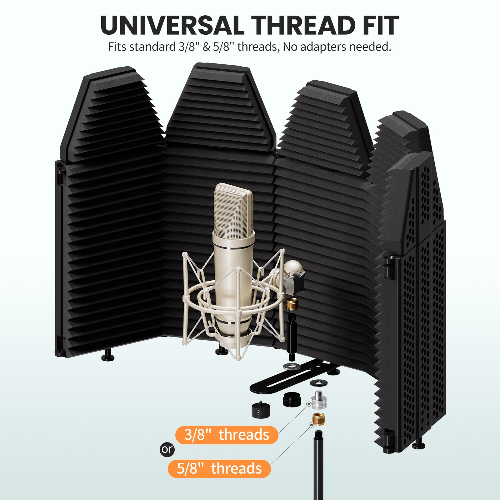 XTUGA MIS02丨Recording Microphone Isolation Shield