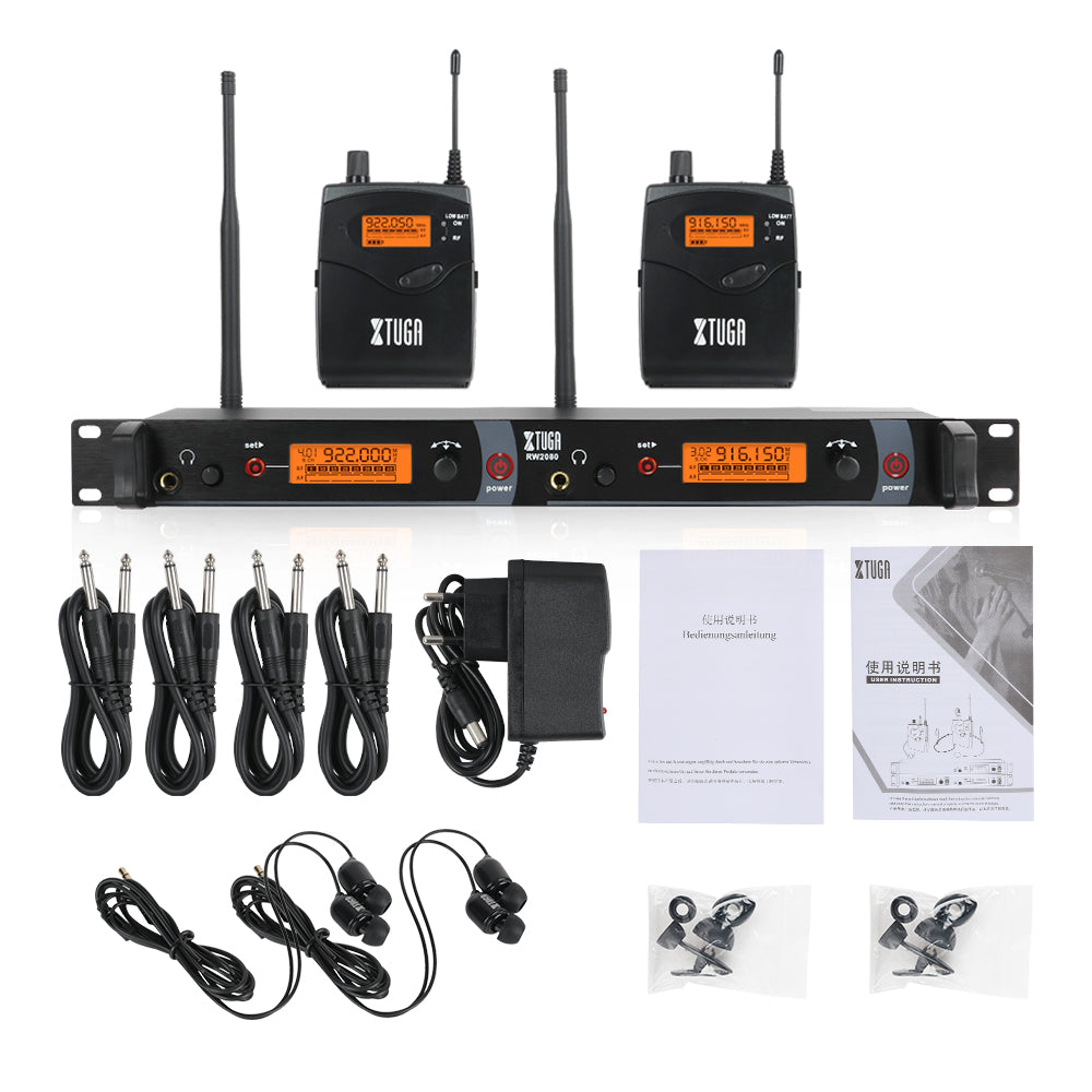 XTUGA RW2080丨Mono Wireless In Ear Monitor System (902-928 MHz)