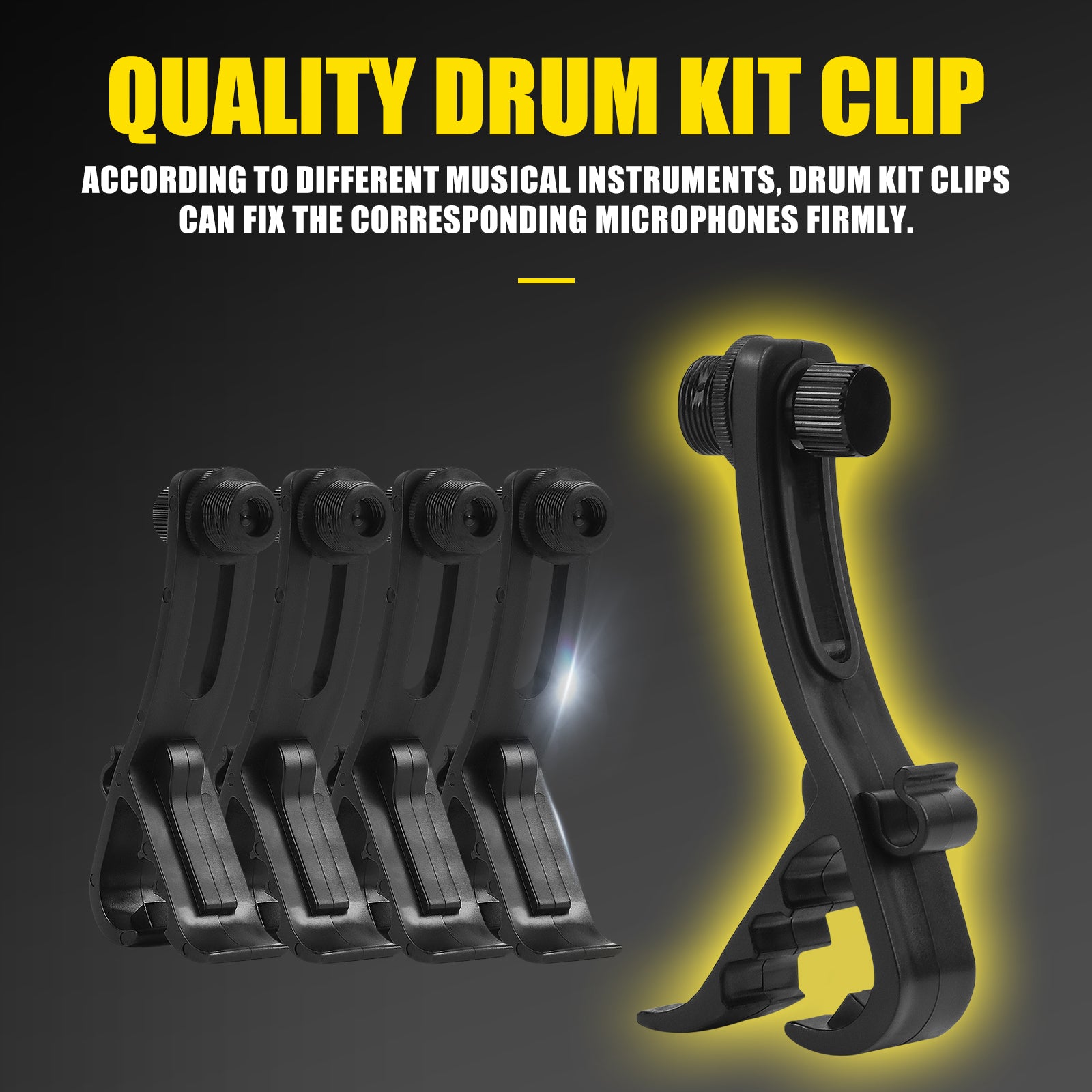 XTUGA MI7丨7-Piece Dynamic Drum Microphone Kit