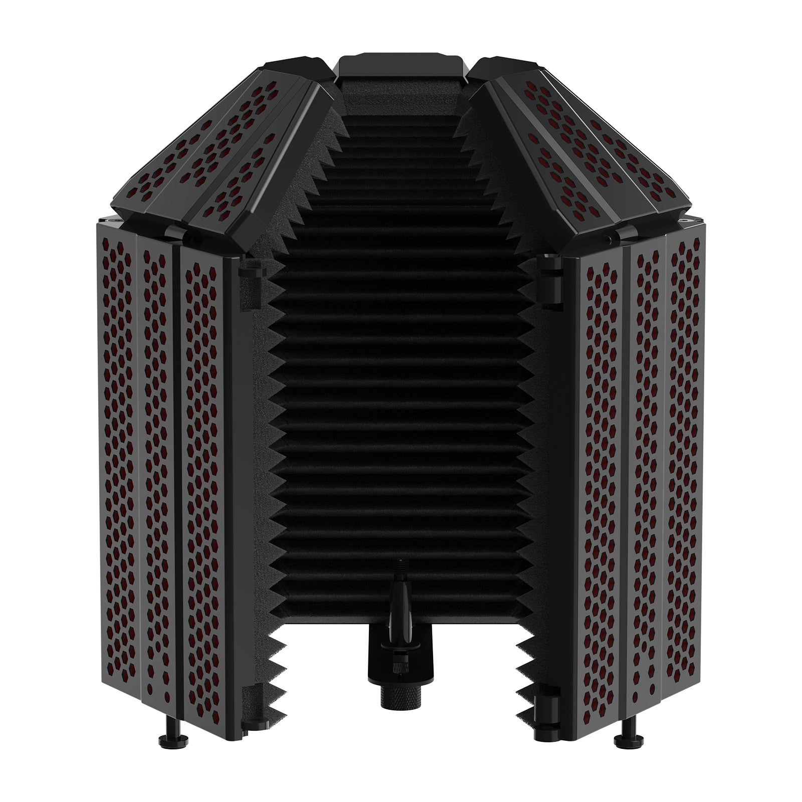 XTUGA MIS02丨Recording Microphone Isolation Shield,Top Enclosed Foldable Soundproof Cover