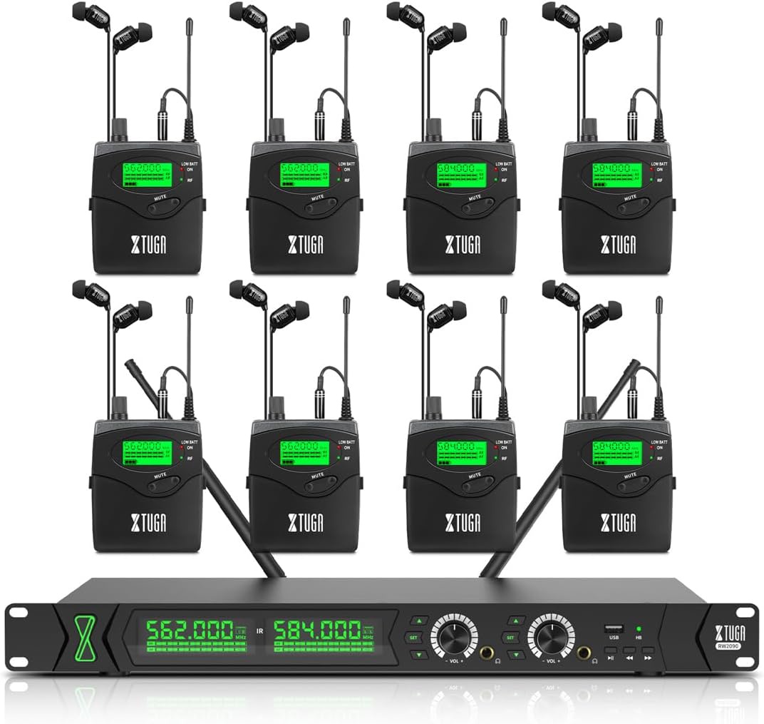 XTUGA RW2090丨Mono Wireless In Ear Monitor System (550-599 MHz)