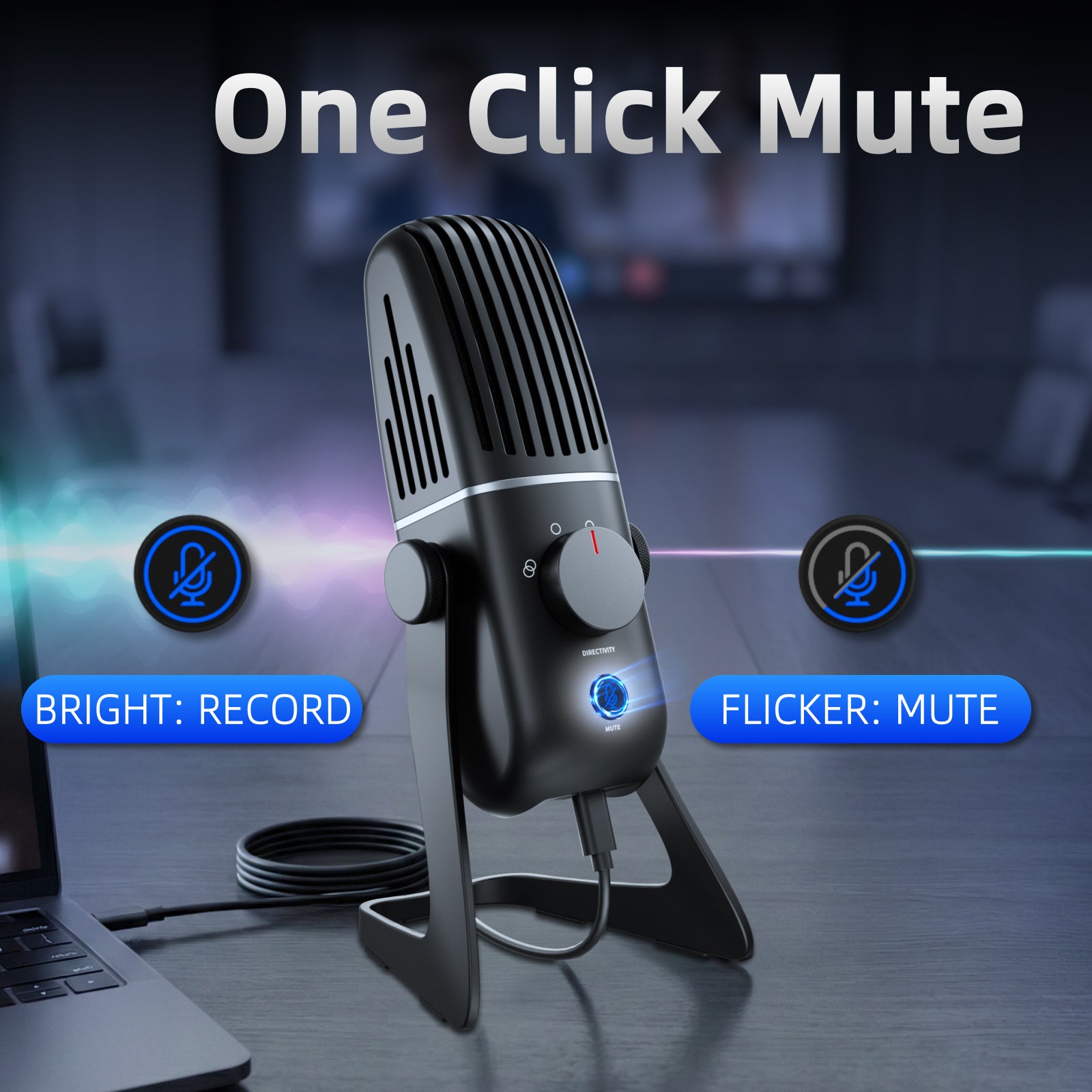 XTUGA X-4丨USB Condenser Microphone for PC