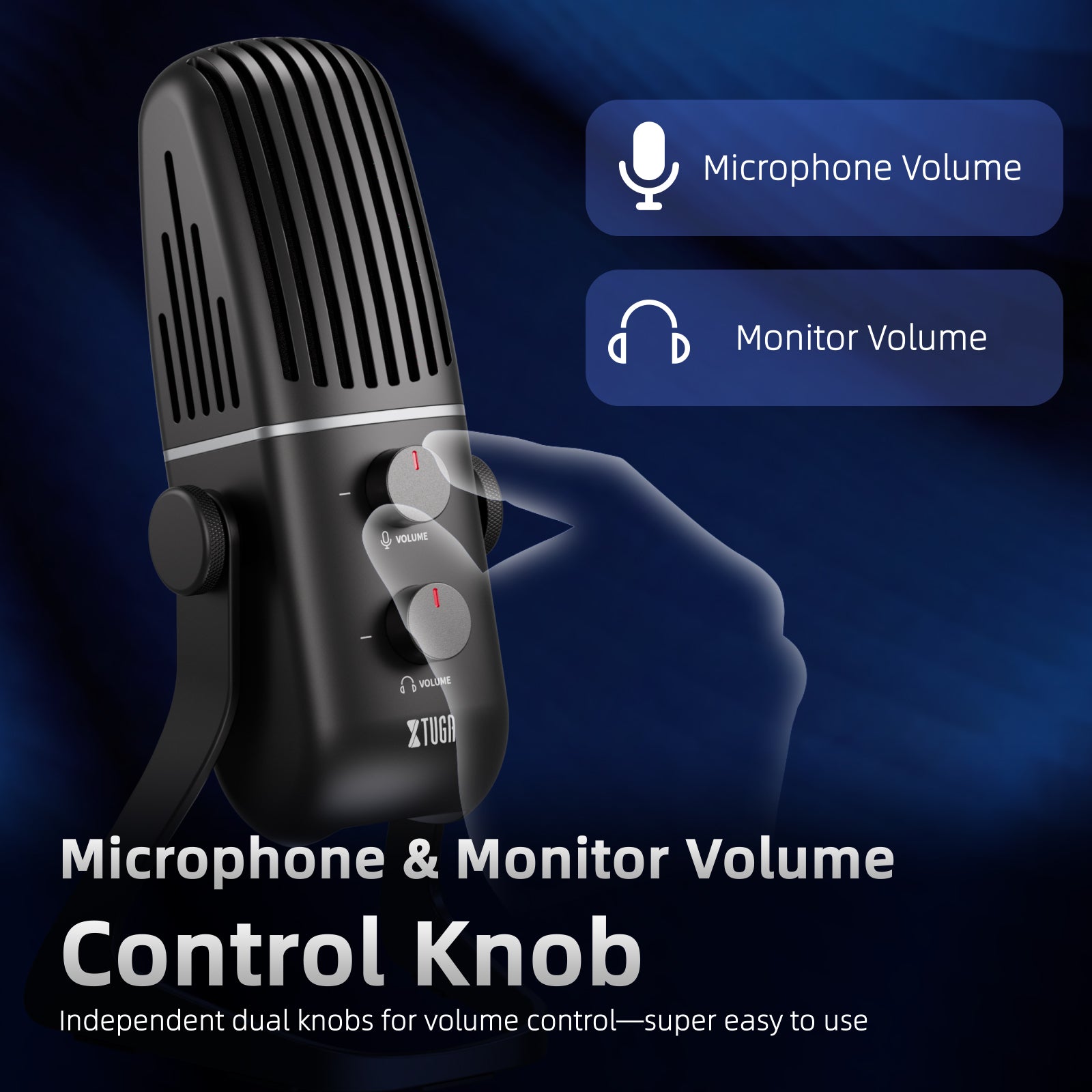 XTUGA X-4丨USB Condenser Microphone for PC