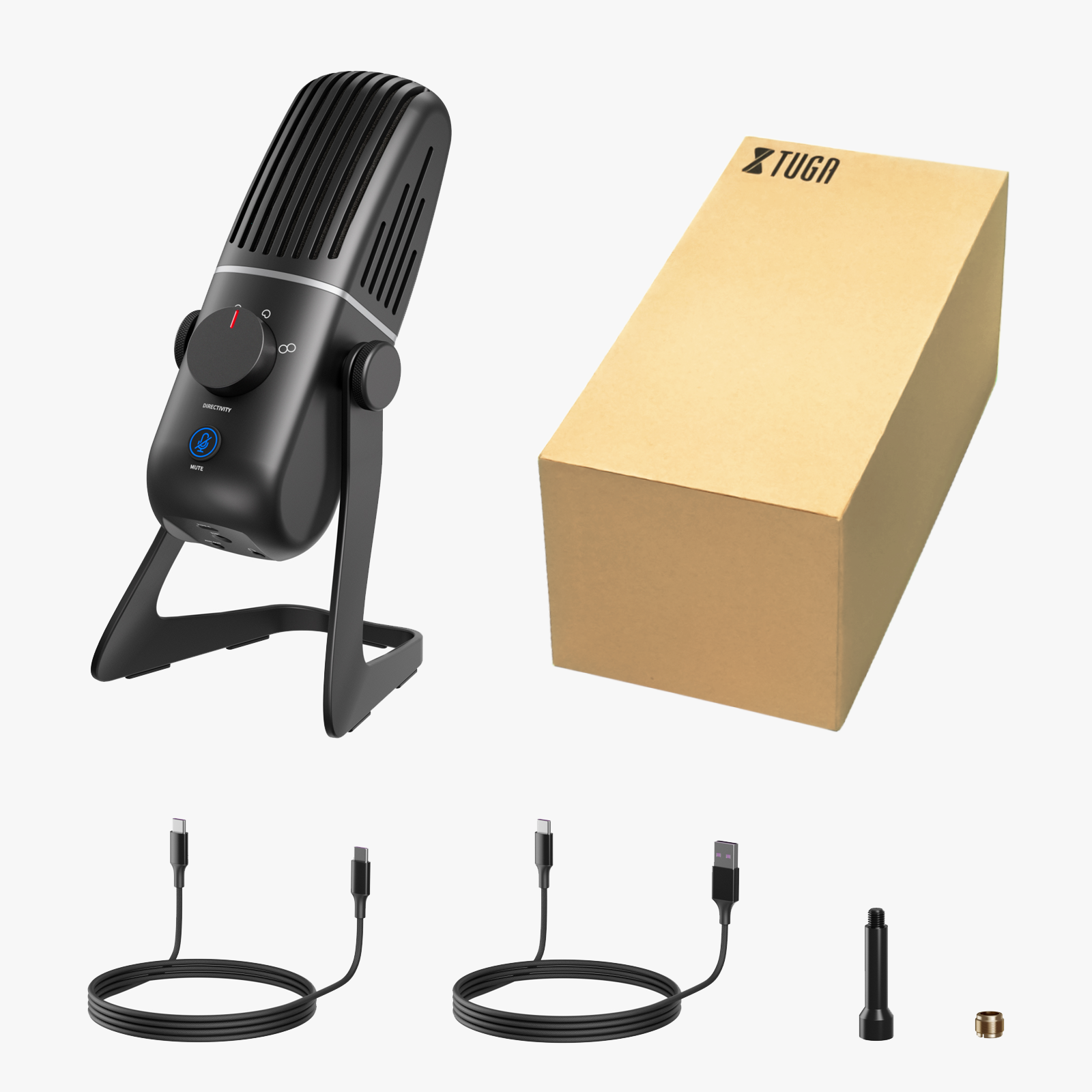 XTUGA X-4丨USB Condenser Microphone with 4 Polar Patterns